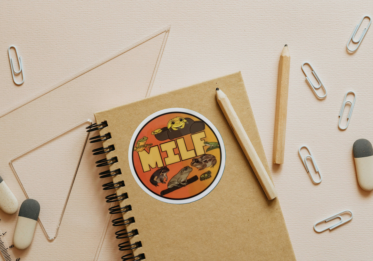 M.I.L.F Sticker 7.5cm