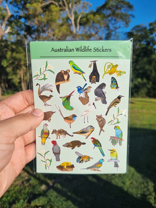 Australian Wildlife Mini Sticker Sheet - 2 Pack